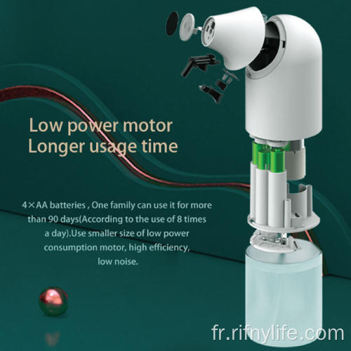 distributeur de savon en acier inoxydable